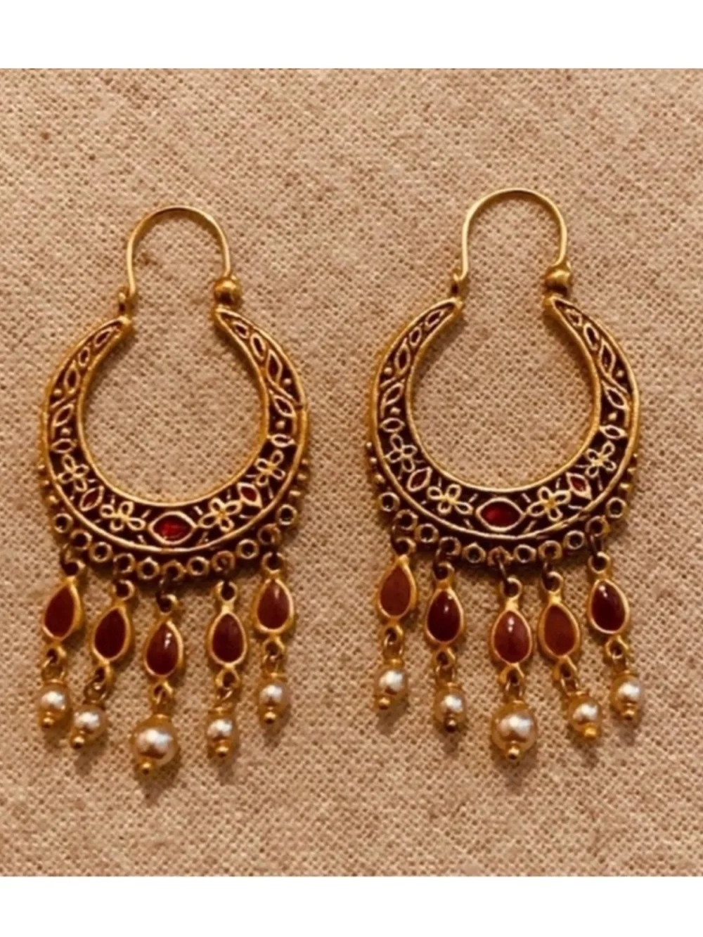 The Museum Company | Earrings | Enamel & Pearl